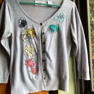 Karen Nicol Floral Cardigan